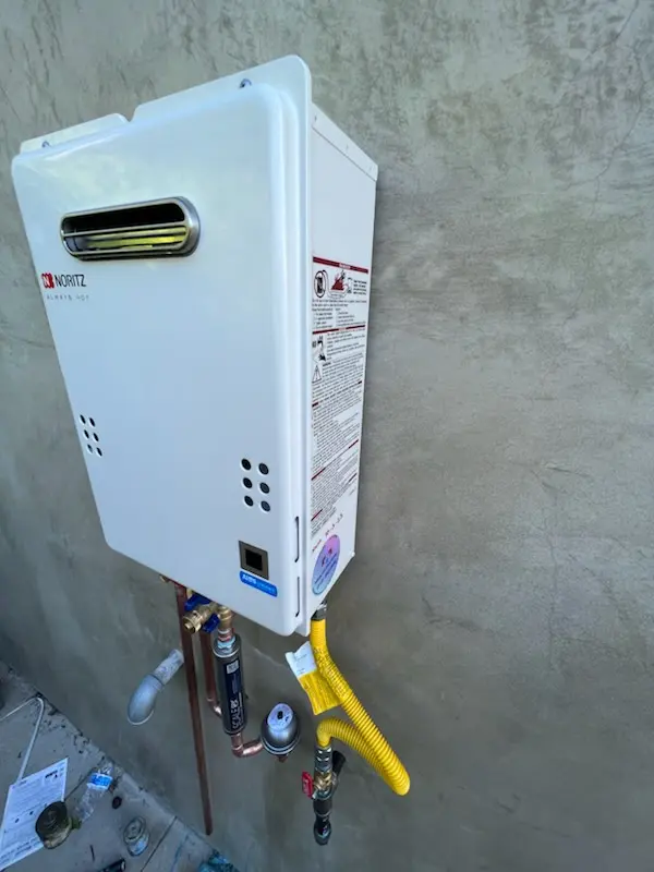 Tankless water heater installation for Spring Brook Golf Course homes